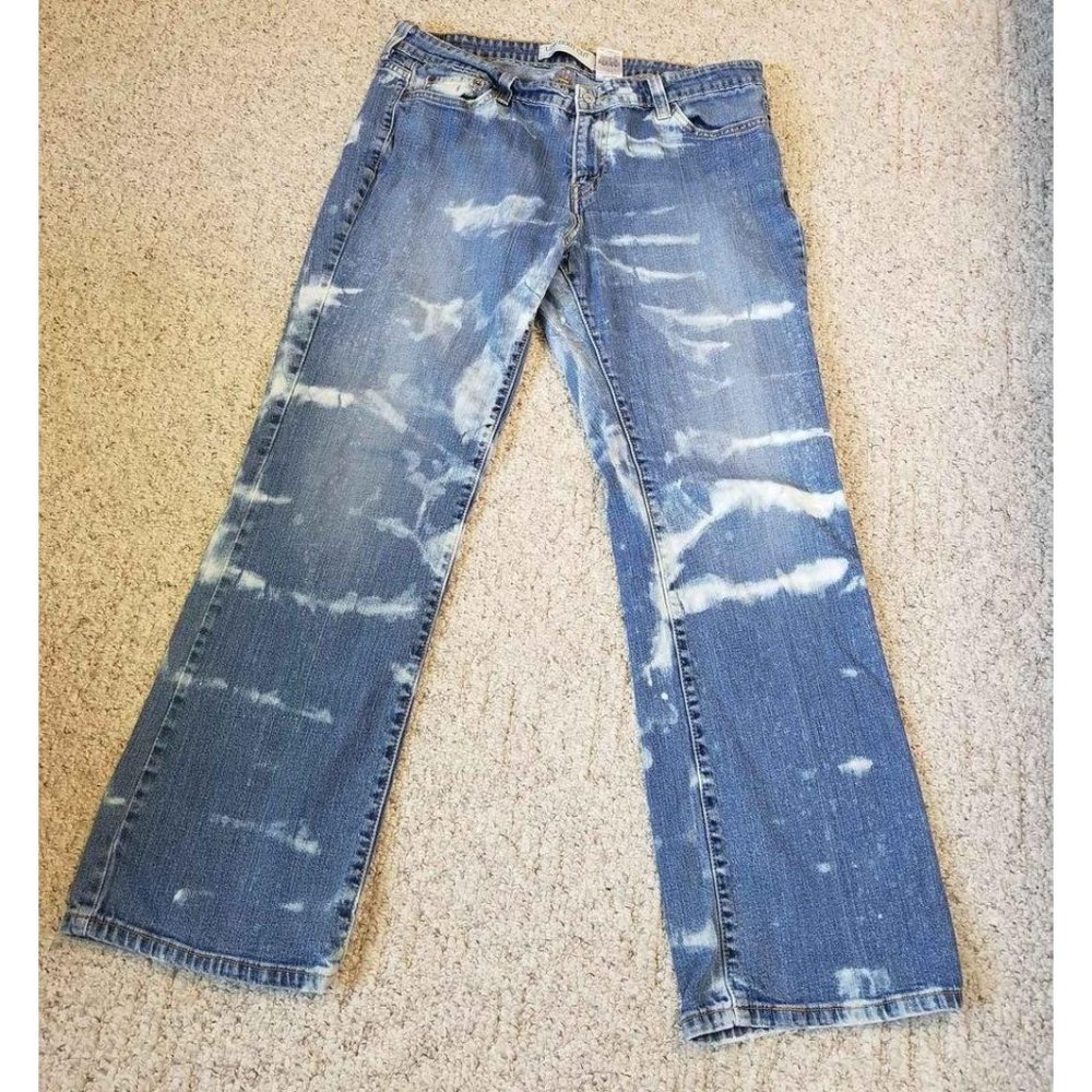 Levi's 545 Jeans Custom Bleach Tie-Dye 14